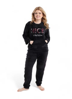 Winter training set - pajamas for women - 2-piece set of sweatshirt and pants - patterned with different designs and specially designed to provide comfort and refreshment during sleep