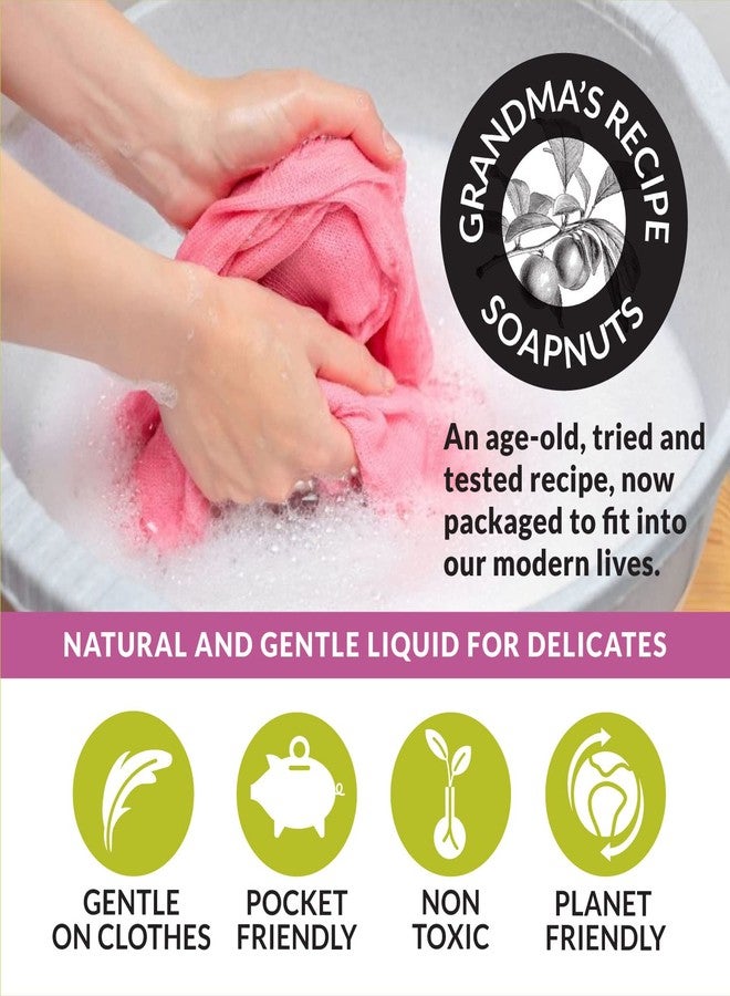 BubbleNut Wash Delicates Wash Liquid (1.8 Lits) Saree Shampoo, Silk Saree Washing, Woolen Winter Clothes, Liquid Wash,Chiffon, Lingerie, Natural, Organic Detergent for Delicate Undergarments - Image 3