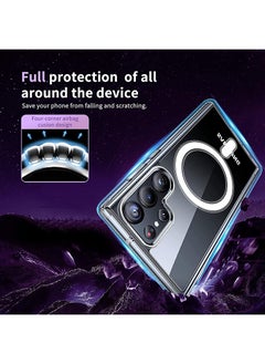Theodor Magnetic Case for Samsung Galaxy S23 Ultra 6.8-inch Compatible with MagSafe Wireless Charging, Shockproof Phone Bumper Cover Anti social social club copy  - Image 5