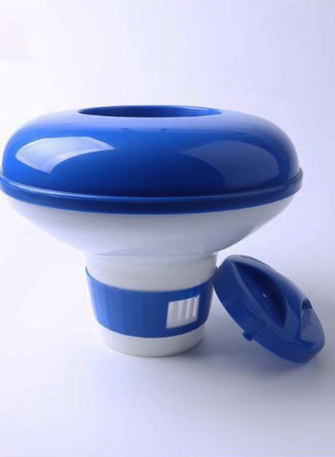 NIBEMINENT Swimming Pool Chlorine Chemical Floating Dispenser Blue/White  - Image 2