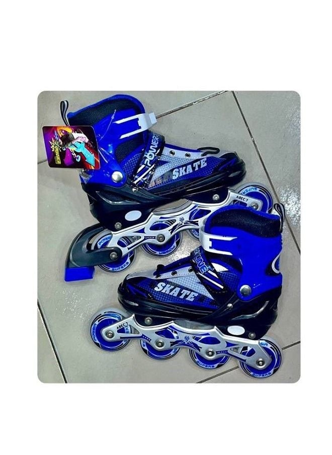 Generic Rustomart Roller Skate Shoes for Children medium blue  - Image 1