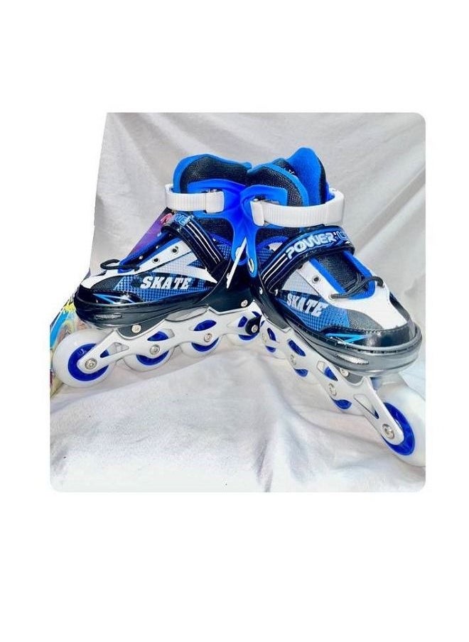 Generic Rustomart Roller Skate Shoes for Children medium blue  - Image 2