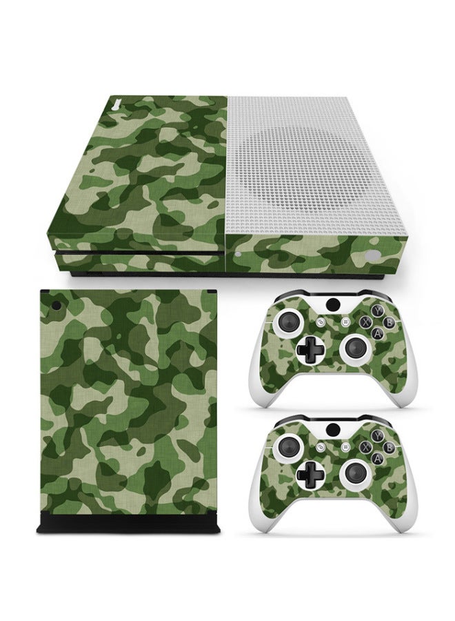 general Suitable For Microsoft Xbox ONE S Host Film Xboxone S Sticker Xbox Ones Camouflage Graffiti Sticker-Color:TN-XboxOneS-0594 - Image 1