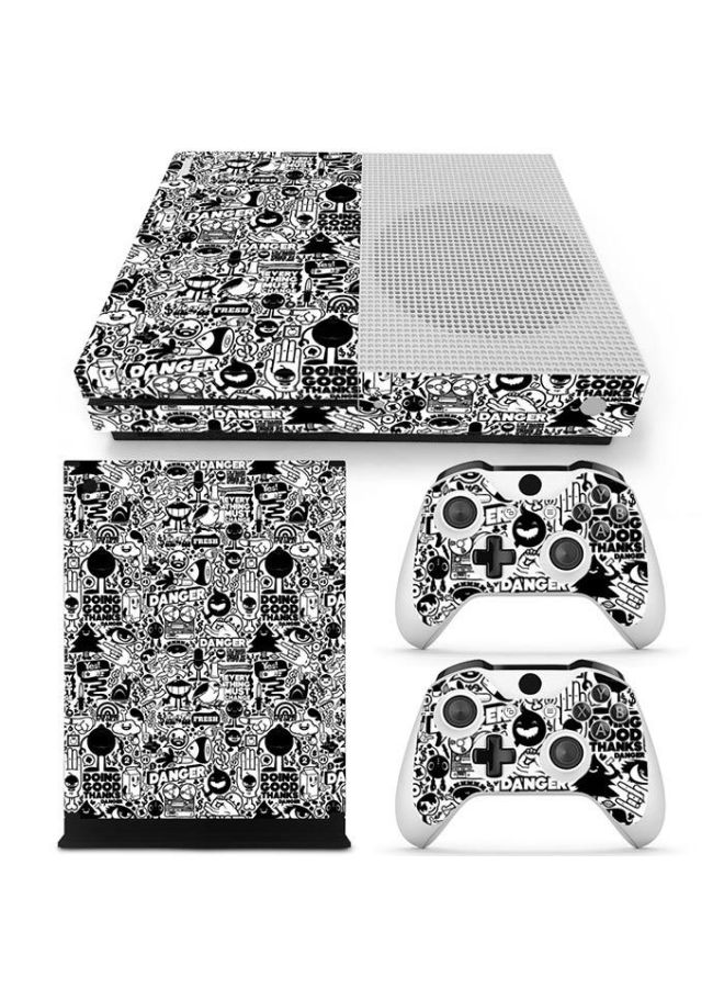 general Suitable For Microsoft Xbox ONE S Host Film Xboxone S Sticker Xbox Ones Camouflage Graffiti Sticker-Color:TN-XboxOneS-0594 - Image 3