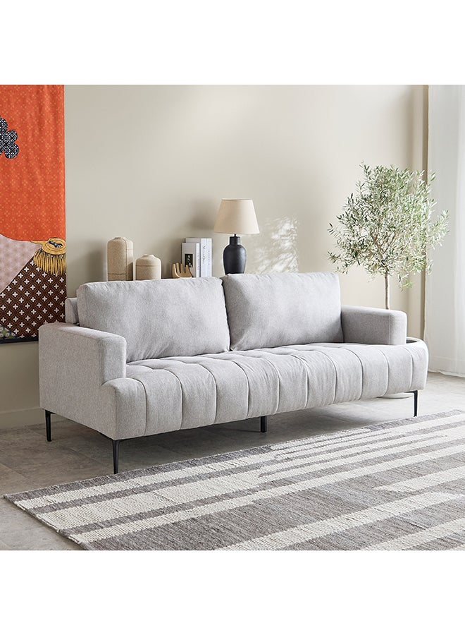 Home Box Scott 3-Seater Fabric Sofa - Image 1