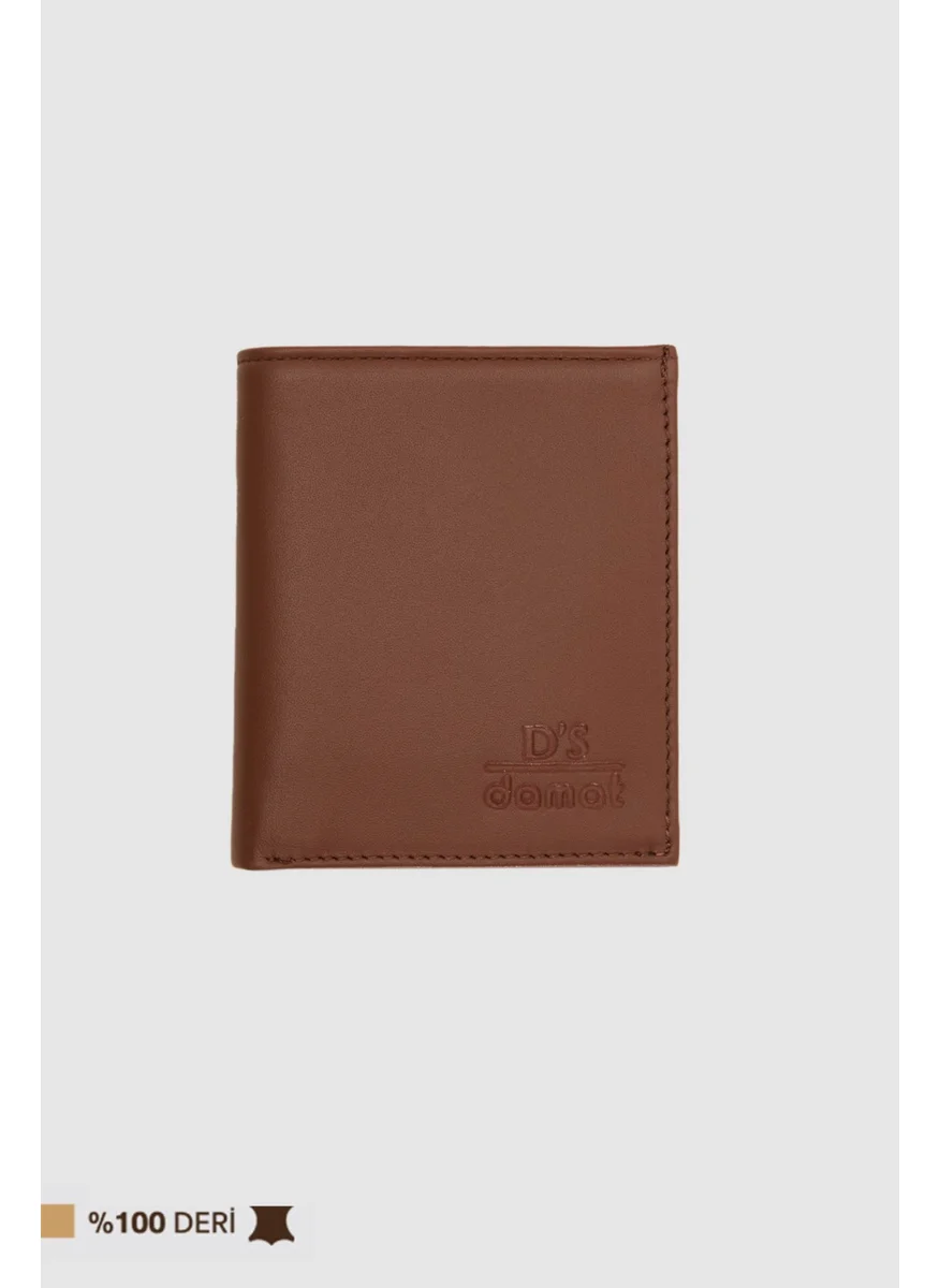 D'S DAMAT D'S Groom Tan Plain Leather Boxed Wallet 2H1119ST237