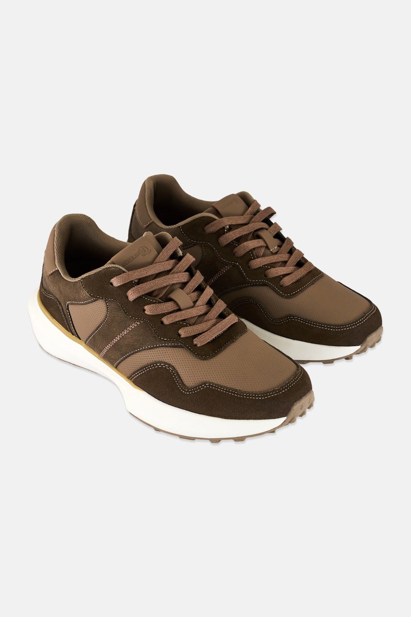 Nordland أحذية خارجية للرجال مزودة بأربطة، بني - Image 1