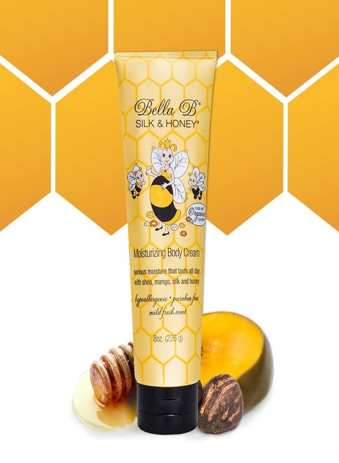 BELLA B Silk & Honey 8 oz - Pregnancy Safe Moisturizing Lotion - Made with Natural Ingredients - Use Twice Daily for Moist, Soft Skin - Image 1