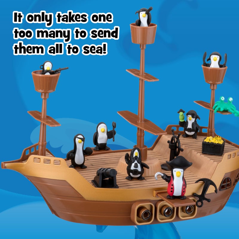 PlayMonster Donâ€™t Rock the Boat Board Game-Kids Games, Family Games for Kids and Adults, Board Games for Family Night, Multi-Player Board Games, Builds Hand & Eye Coordination, Balancing Toy, Ages 5+ - Image 5