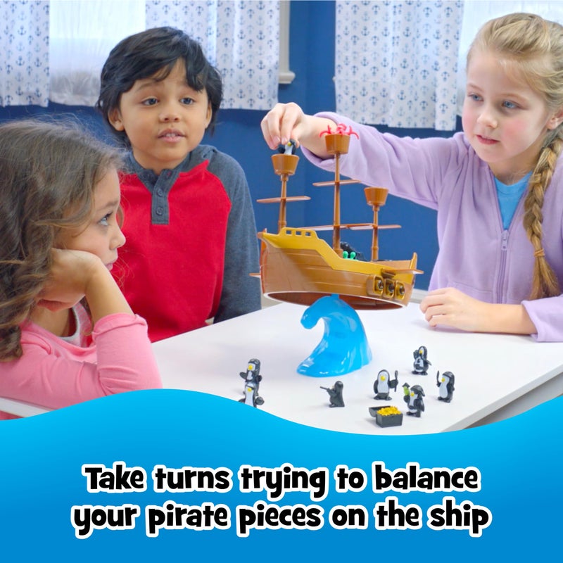 PlayMonster Donâ€™t Rock the Boat Board Game-Kids Games, Family Games for Kids and Adults, Board Games for Family Night, Multi-Player Board Games, Builds Hand & Eye Coordination, Balancing Toy, Ages 5+ - Image 3