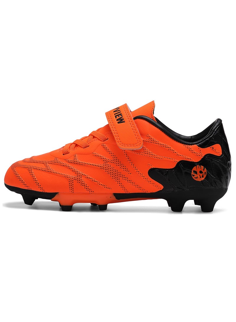 Sky View Kids Firm Ground Soccer Cleats Boys Girls Athletic Soccer Shoes Youth Outdoor Football Cleats Lightweight Breathable FG/AG Baseball Cleats Football Boots Shoes for Kids  - Image 2
