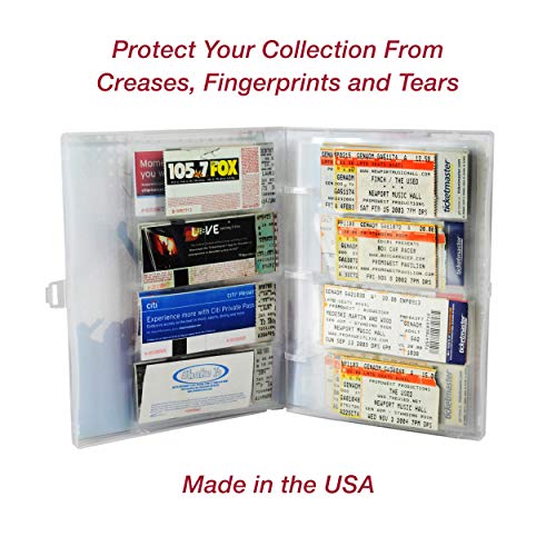 EnvyPak Four Pocket Sheet Protector Refill Pages - Top Loading, Clear, Archival Safe - Each Pocket Can Hold 2x5 Paper Such as Concert Ticket Stubs - Pack of 20 Pages - Image 5