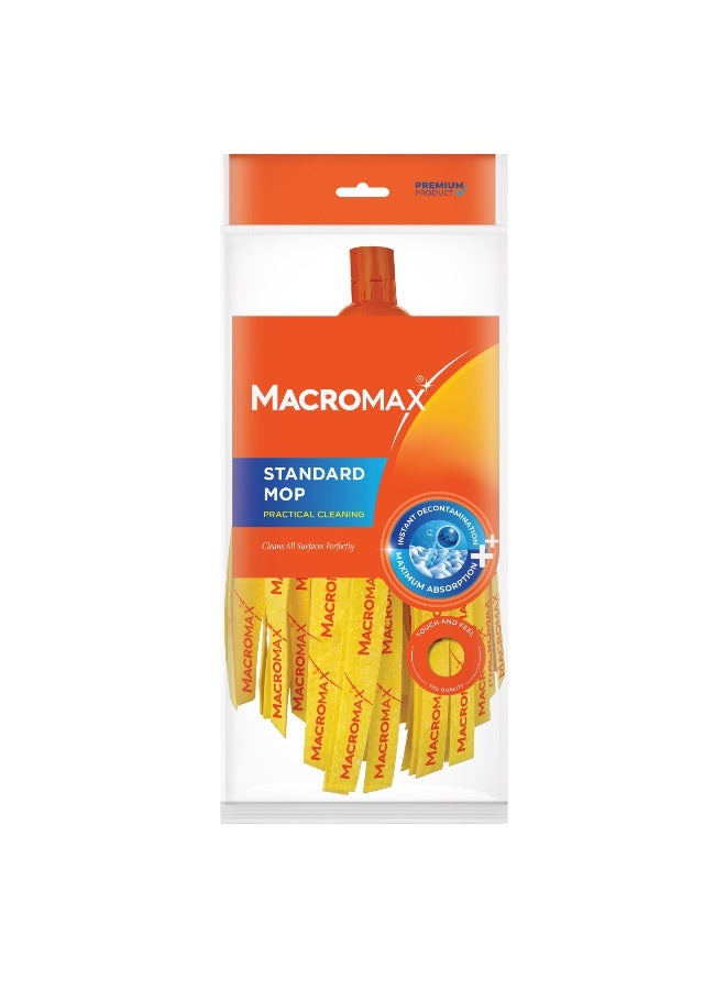 Macromax Standard Mop Refill – Super Absorbent Replacement Head for Spin & Flat Mops - Image 1