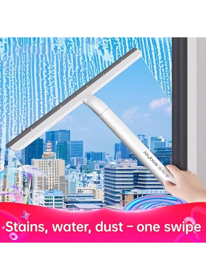 9 بوصة 65 ممسحة دش محمولة مع فرش بلاستيكية ومطاطية متينة وفرش غير خدش - Image 2