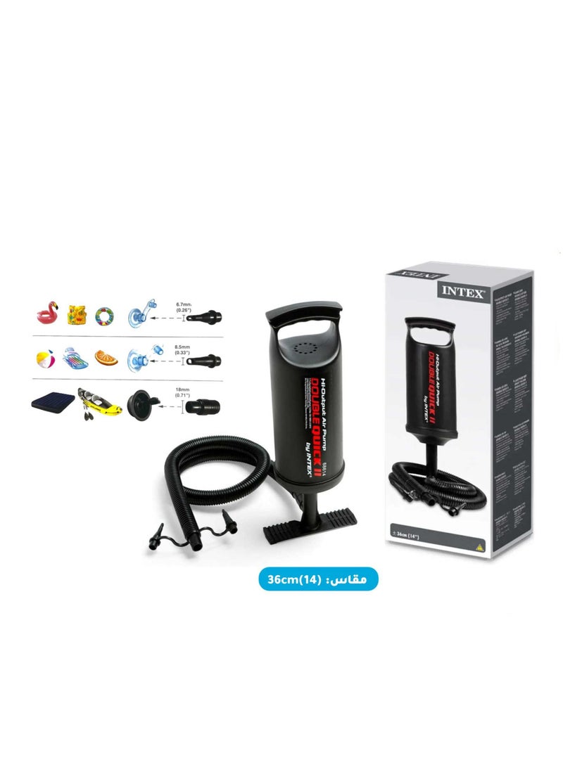INTEX Double Quick Hand Pump 36cm - Image 1
