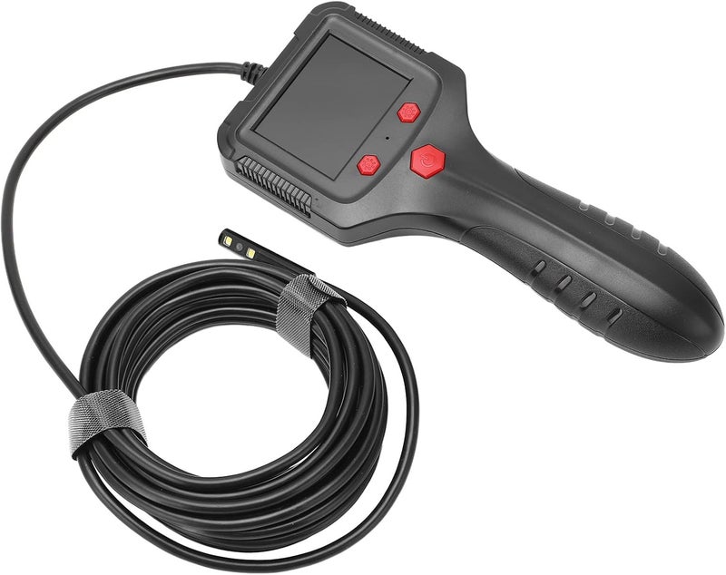 Inspection Camera with Flexible Cable and Integrated Battery - Industrial Borescope, IP67, with 8mm Side Camera and 2.4 Inch IPS LCD Screen for Pipeline Maintenance. - Image 5