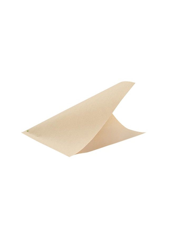 Restaurantware Bag Tek Kraft Paper Large Double Open Bag - Greaseproof - 10" x 9" - 100 count box - - Image 2