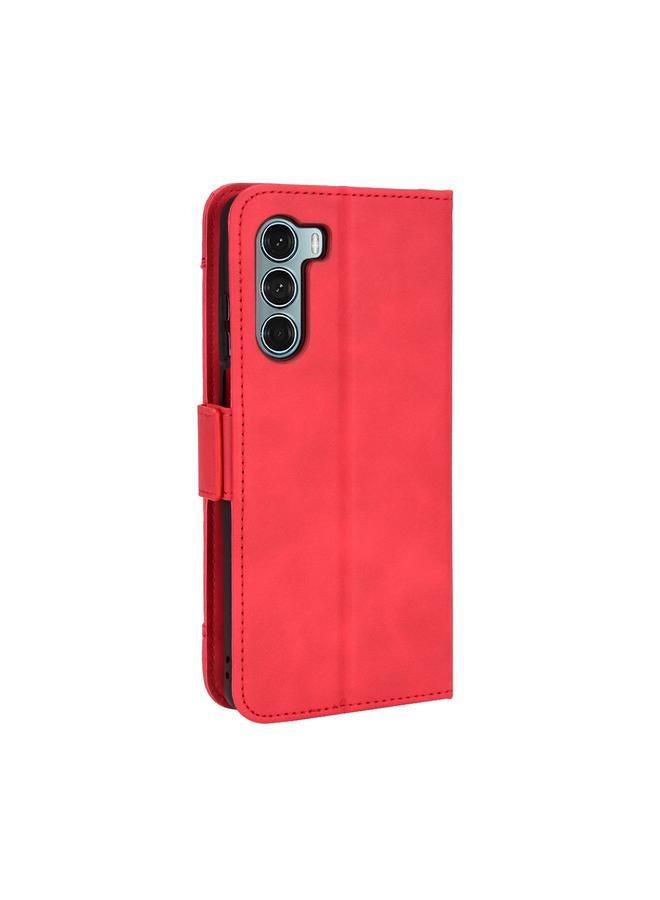 اس-توب جراب لهاتف Motorola Moto G200 5G / S30 جراب هاتف من الجلد بنمط جلد العجل - Image 3