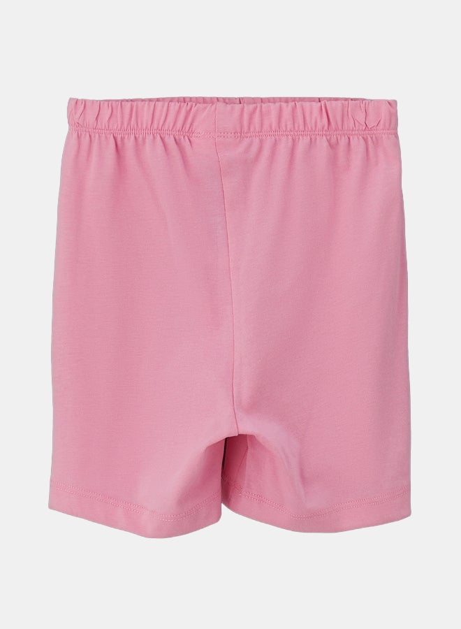 LC WAIKIKI Girls' Shortie Pyjama Set with Ribbon Detail - Image 3