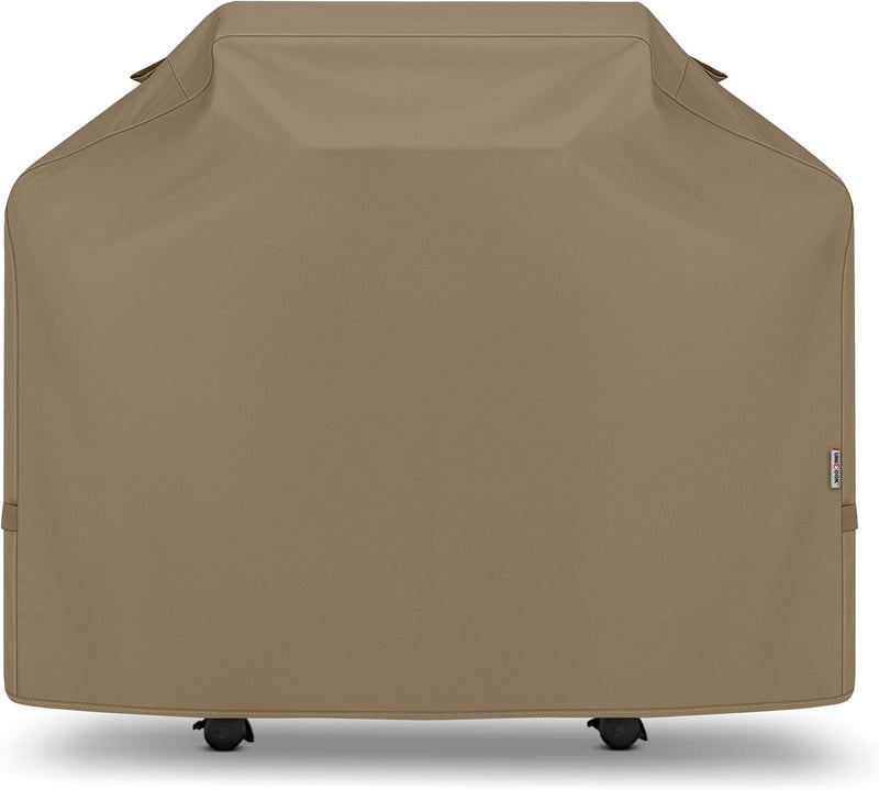 Unicook 50 Inch Grill Cover for Weber Charbroil Nexgrill etc, BBQ Grill Cover for Outdoor Grill, Heavy Duty Waterproof BBQ Cover with Sealed Seam, Fade Resistant Barbecue Cover, Neutral Taupe - Image 1