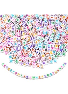 Generic Specifications Brand: Material: Acrylic. Colour: White with coloured letters Bead hole diameter: 3.5mm/0.14 inch age includes: A 55 pieces; B 35 pieces; C 35 pieces; D 35 pieces; E 55 pieces; F 35 pieces G 35 pieces; H 35 pieces; I 55 pieces; J 35 pieces; K 35 pieces; L 35 pieces M 35 pieces; N 35 pieces; O 50 pieces; P 35 pieces; Q 35 pieces; R 35 pieces S 35 pieces; T 35 pieces; U 50 pieces; V 35 pieces; W 35 pieces; X 35 pieces Y 35 Pieces; Z 35 Pieces Function You can make unique and personalized jewelry, such as necklaces, bracelets, earrings. Letter beads are very suitable for making personalized gifts, friend bracelets, key chains, name bracelets, etc. The operation is simple, suitable for beginners to practice, and also suitable for people skilled to make jewelry. These beads can be used for board games and will be fun.  - Image 1