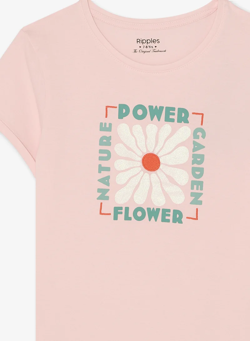 ريبلز مع نمشي Girls Regular Fit Tee