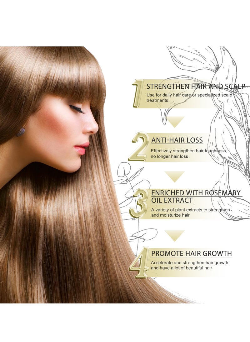 إيلهو زيت الروزماري للعناية بالشعر يصلح الشعر التالف، يمنع تساقط الشعر، ينعم الشعر، يغذي الشعر، 60 مل - Image 3