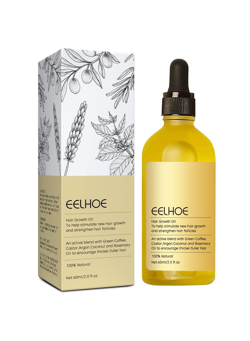 إيلهو زيت الروزماري للعناية بالشعر يصلح الشعر التالف، يمنع تساقط الشعر، ينعم الشعر، يغذي الشعر، 60 مل - Image 2