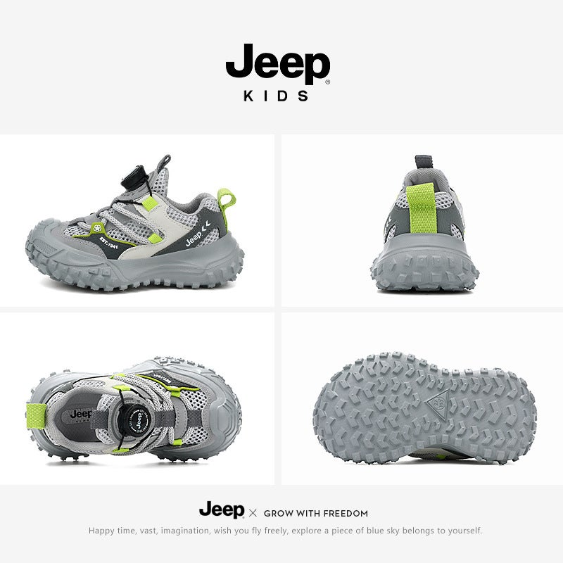Jeep Baby Shoes Girls Summer Breathable Mesh Shoes Lightweight Non-Slip Boys Children Mesh Sneaker - Image 4