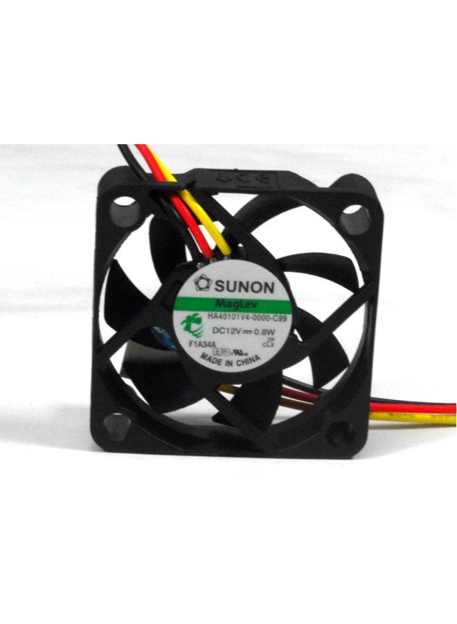 SUNON 40x40x10mm Super Low Speed 12V DC 3pin Fan Model, HA40101V4-0000-C99 - Image 2
