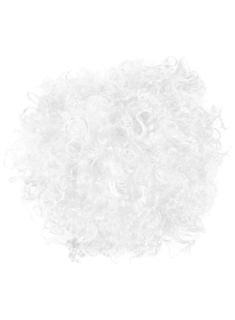 Estelle White Afro Curly Clown Wig Circus Carnival Party Costume Cosplay Party Hair Wigs for Adult and Kids - Image 1