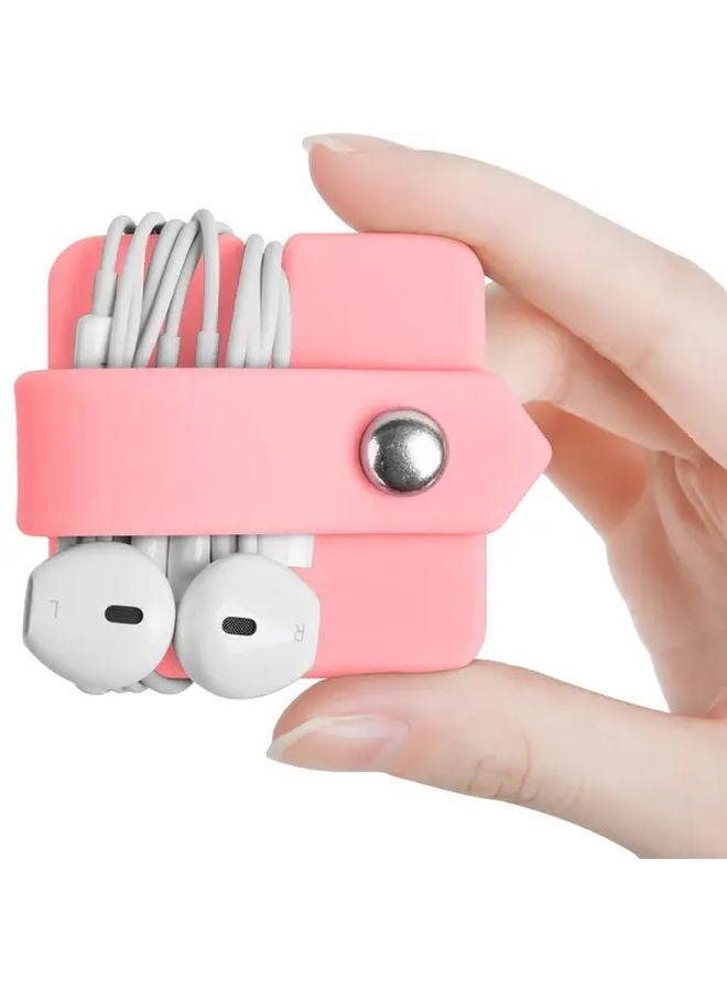 Black Headphone Cable Organizer Earbud Cord Management Tangle Free Compact Design - Image 5