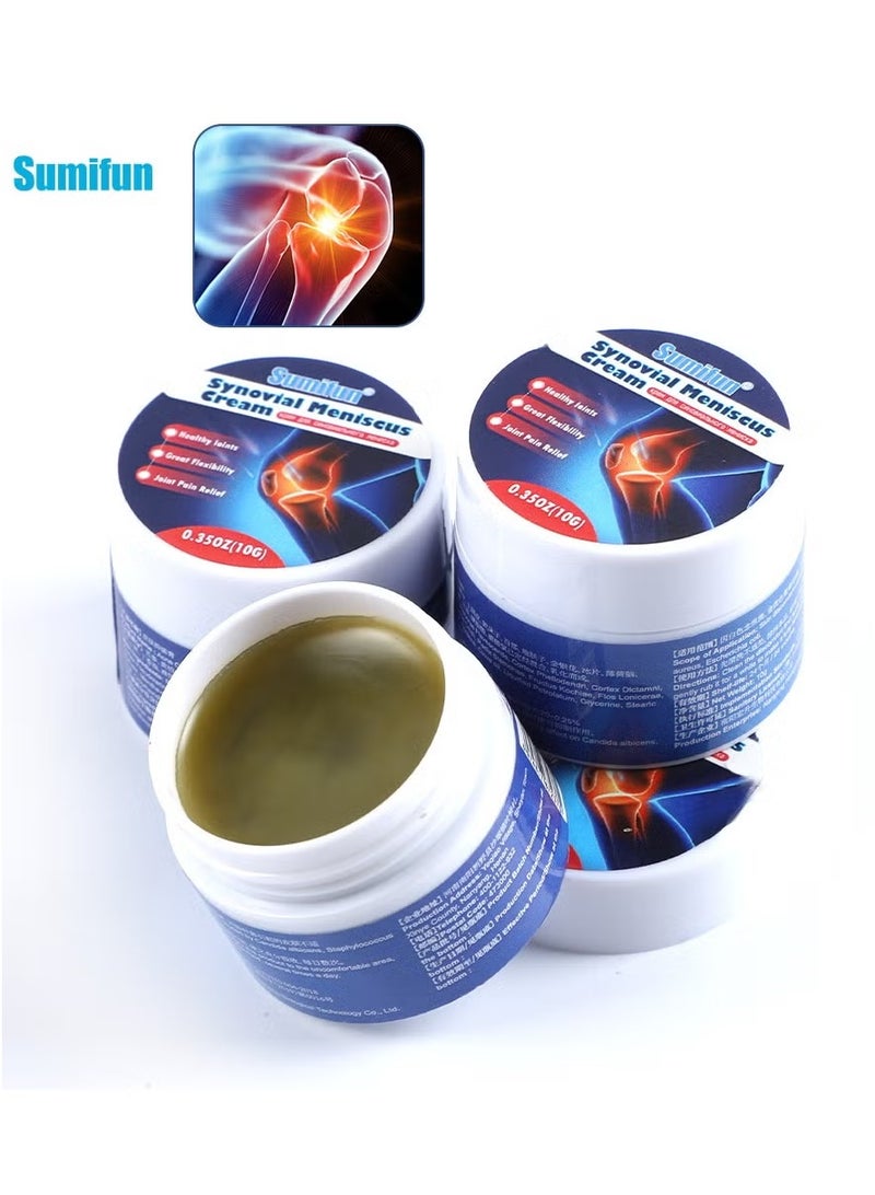 سوميفون 3 عبوات من مرهم مسكن لمفاصل الركبة، مرهم لتسكين آلام العضلات، يوفر راحة سريعة ويخفف آلام العضلات المزمنة، جل بارد لالتهاب أوتار اليد والقدم، كريم مسكن للمفاصل بتركيبة طبيعية 100% 10 جم*3 - Image 1