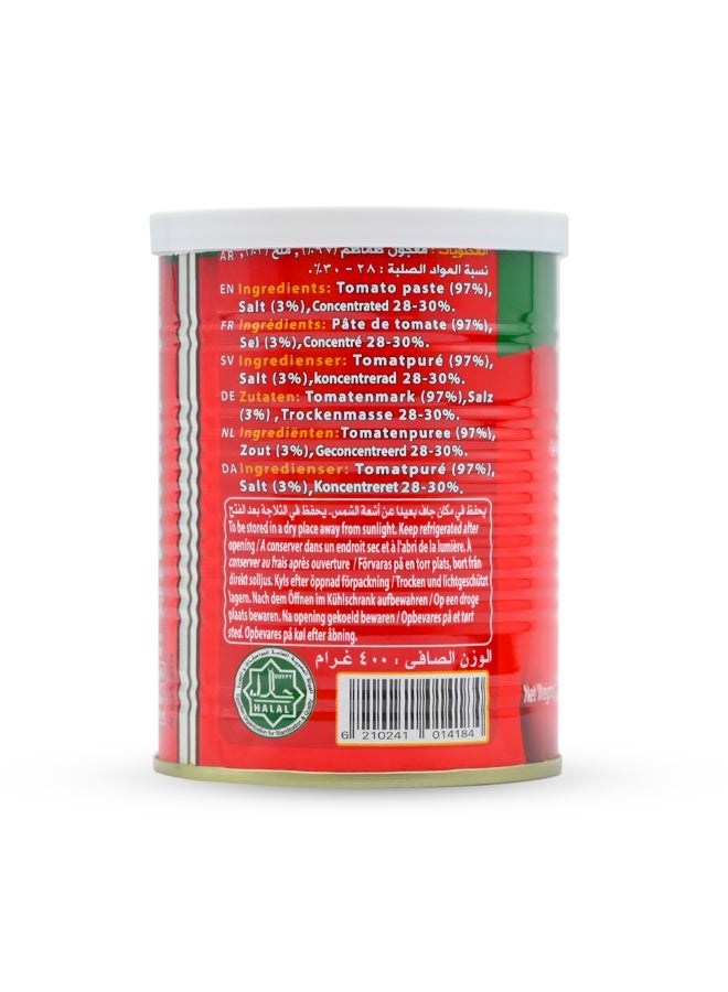 درة معجون طماطم مضاعف التركيز 400جرام - Image 2