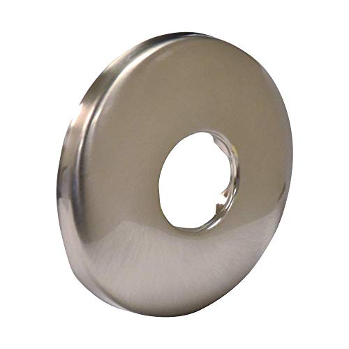 EZ-FLO 1/2 Inch IPS Bathroom Shower Arm Flange, Brushed Nickel Finish ABS, EZ-25723 - Image 1
