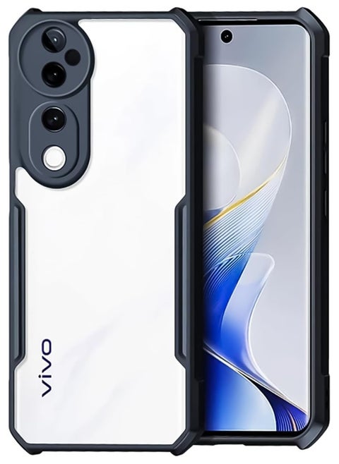 For Vivo V40 / V40 Pro Cover, Camera Lens Protection Back Cover, TPU Shockproof Bumper Mobile Phone Case Anti-Yellowing Slim Fit Protective Casing