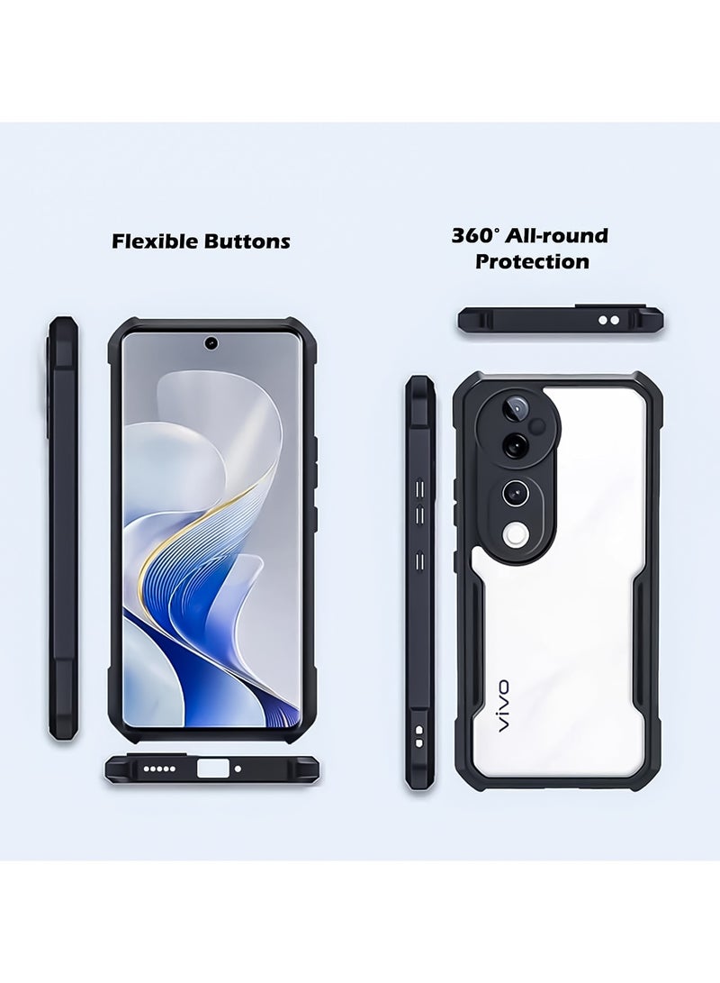 إكسوند غطاء لـ Vivo V40 / V40 Pro، حماية عدسة الكاميرا، غطاء خلفي، واقٍ ضد الصدمات من TPU، مانع للتصفير، غلاف واقٍ نحيف - Image 2