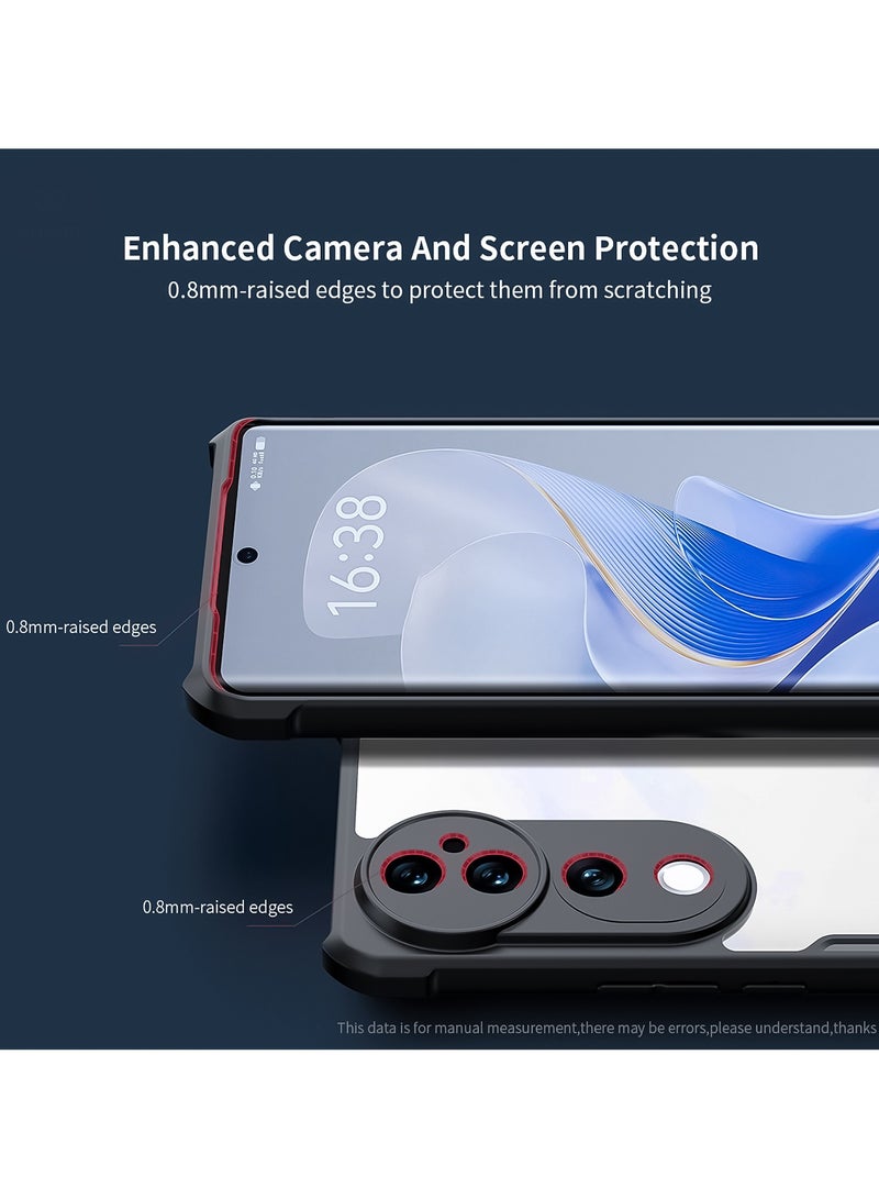 إكسوند غطاء لـ Vivo V40 / V40 Pro، حماية عدسة الكاميرا، غطاء خلفي، واقٍ ضد الصدمات من TPU، مانع للتصفير، غلاف واقٍ نحيف - Image 3