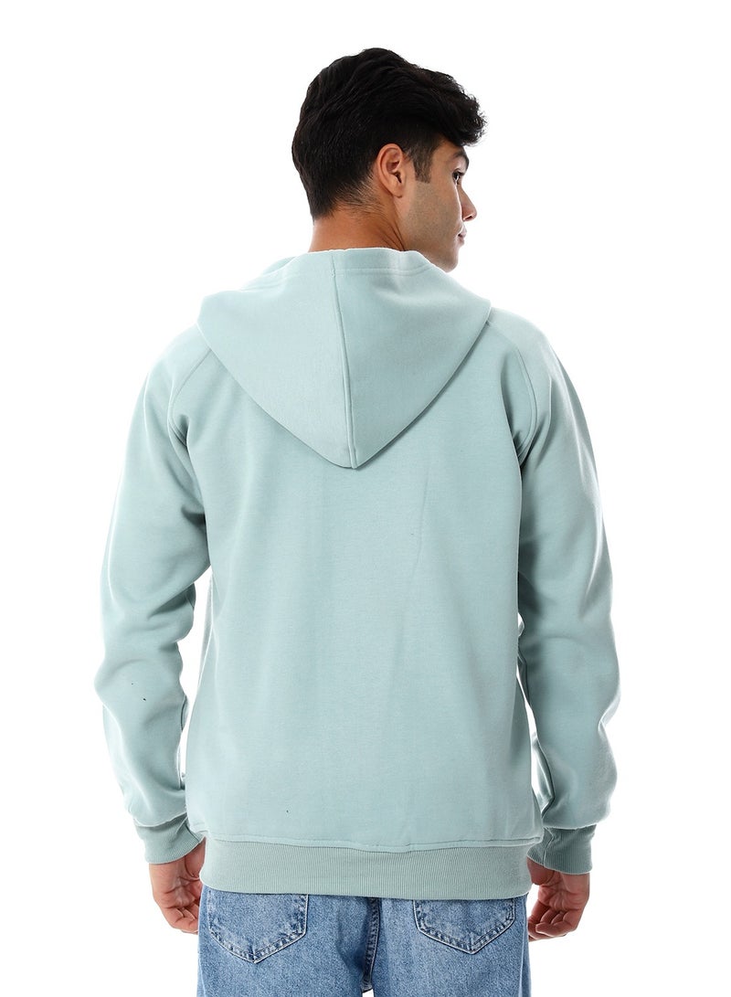 Caesar Men's hoodie with zipper and hood - Image 4