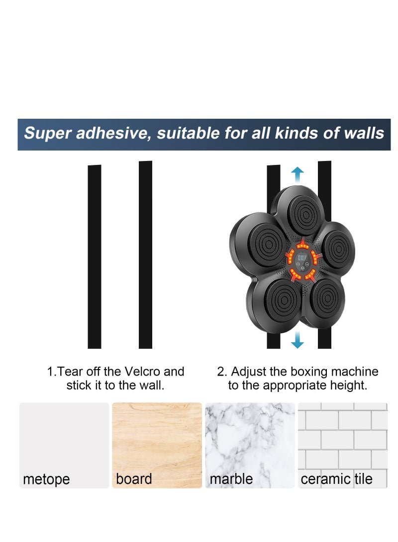 Spall Boxing Training Machine, Wall Mounted, Smart Bluetooth, Boxing Gloves, 76 cm- - Image 5