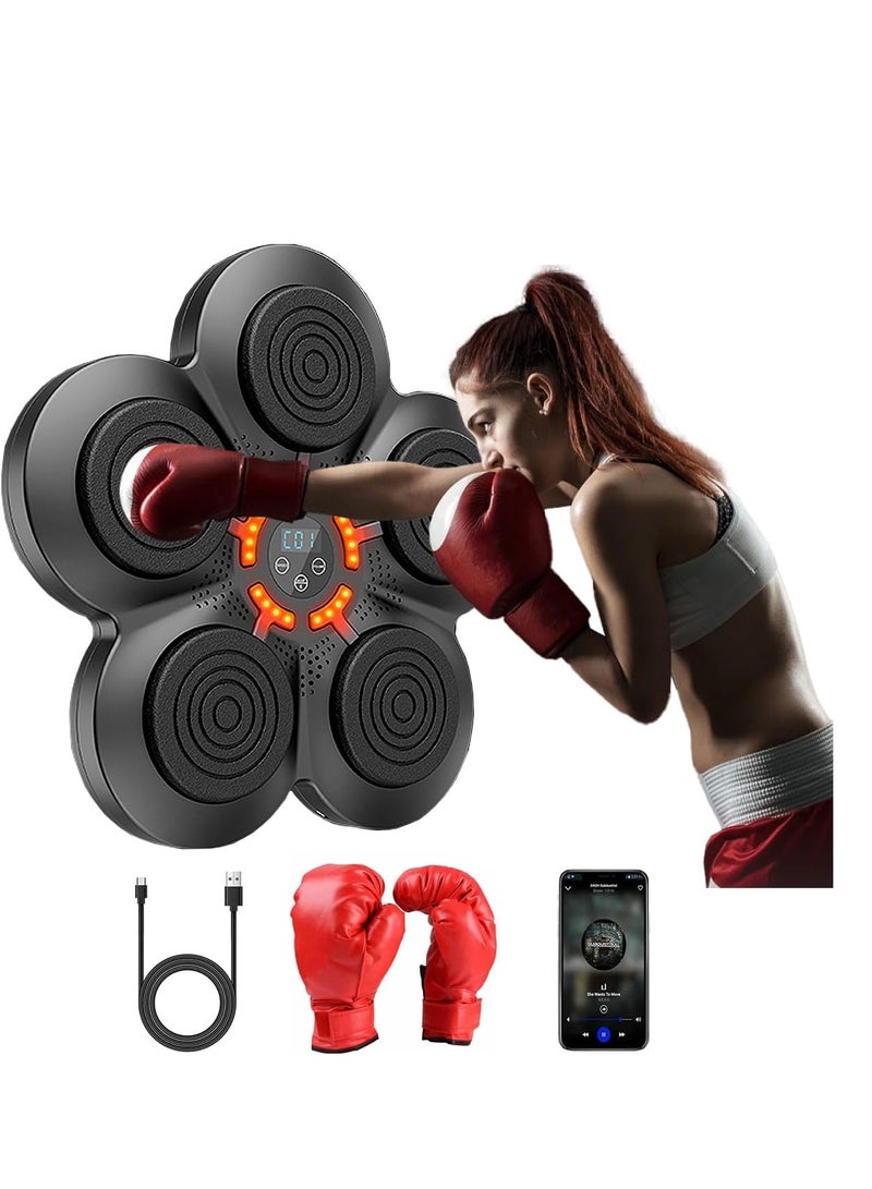 Spall Boxing Training Machine, Wall Mounted, Smart Bluetooth, Boxing Gloves, 76 cm- - Image 1