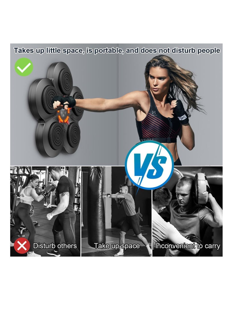 Spall Boxing Training Machine, Wall Mounted, Smart Bluetooth, Boxing Gloves, 76 cm- - Image 4