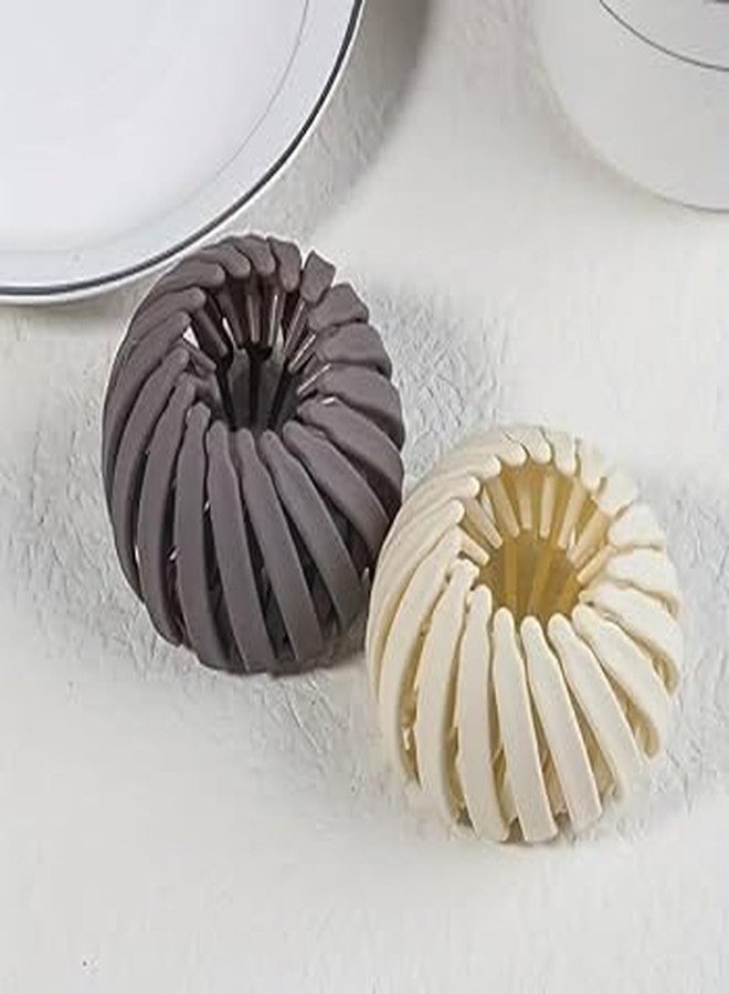 A2z s mart Korean Spiral Hair Claw Clips for Women (Pack of 2) | Strong Hold No-Slip Clutcher for Thick & Thin Hair | Matte Premium Hair Accessories for Daily Use - Image 4