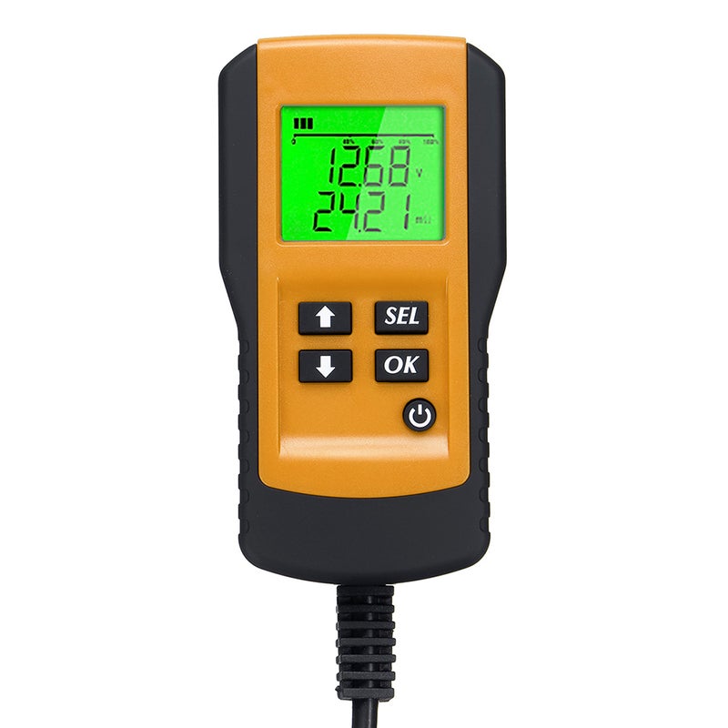 Digital 12V  Car Battery Tester Load Test and Analyzer of Battery Life Percentage,Voltage, Resistance and Deep Cycle Battery - Image 4
