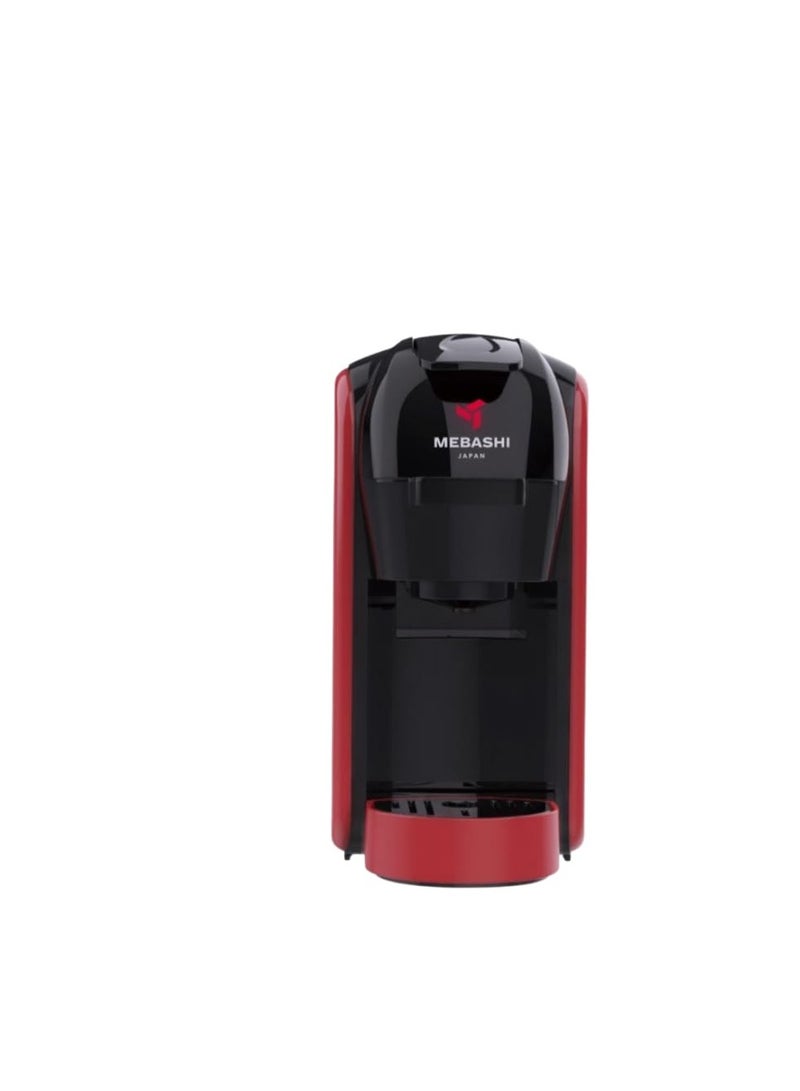 MEBASHI 3-in-1 Multi Capsule Coffee Machine, 0.6 L, 19 Bar, (ME-CEM301W) (Red) - Image 5