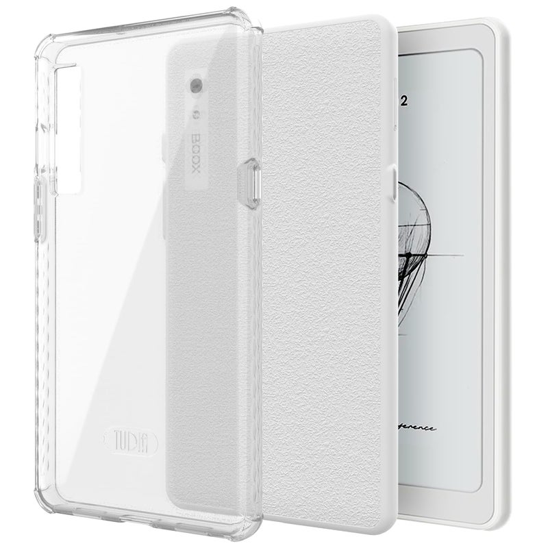 TUDIA SKN Clear Designed for Onyx Boox Palma 2 Case Back Cover DO NOT FIT Palma 2 PRO Shockproof Slim AntiYellowing Silicone Gel Transparent Back Lightweight Grip TPU Bumper Clear - Image 2