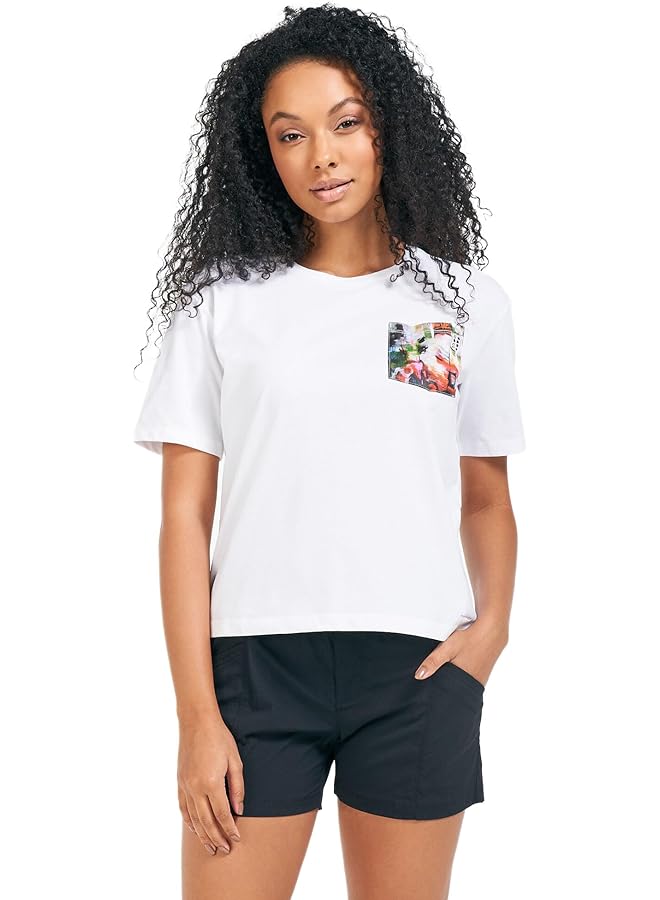 كولومبيا تي شيرت نسائي بجيب Alpine Way - Image 1