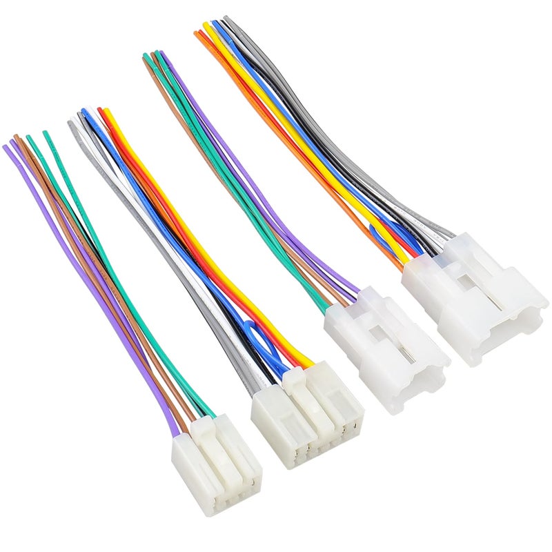 Generic Fiegromech Stereo Wiring Harness Kit Compatible with Toyota Camry Corolla Tundra 4runner Highlander,Car Radio Wire Adapter for Subaru Forester WRX Outback Radio Connector  - Image 1