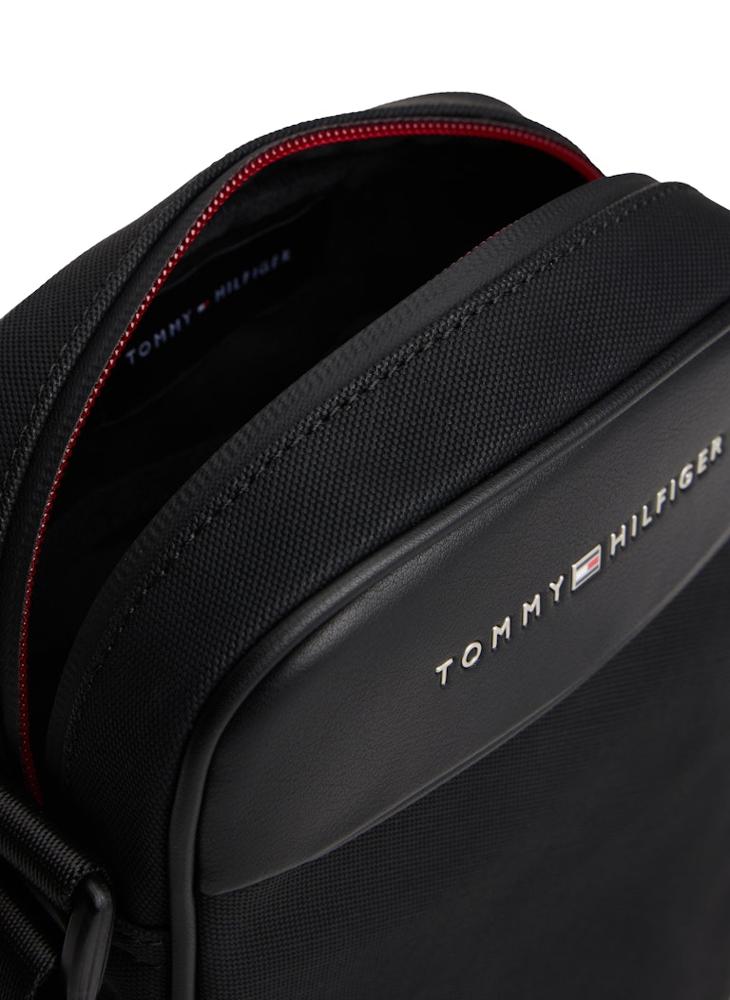 تومي هيلفيغر حقيبة ماسنجر مزينة بشعار الماركة - Image 5