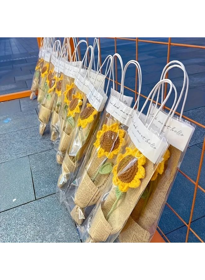 3 Bags Handmade Sunflower Artificial Flowers Home Kitchen Wedding Party Office Decor Gift - Image 1